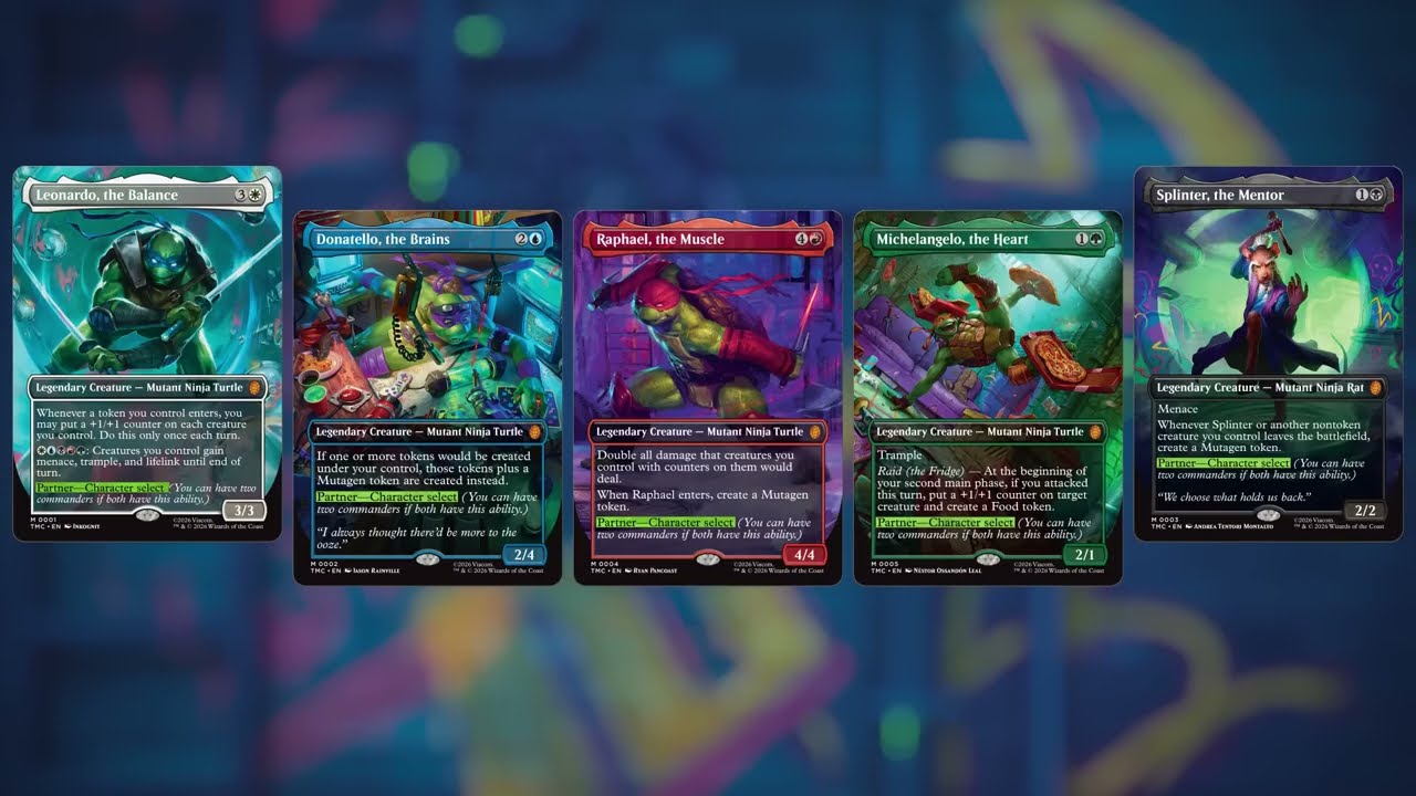MTG X TMNT Card Reveal - Turtle Power Meets Magic: The Gathering | First Look