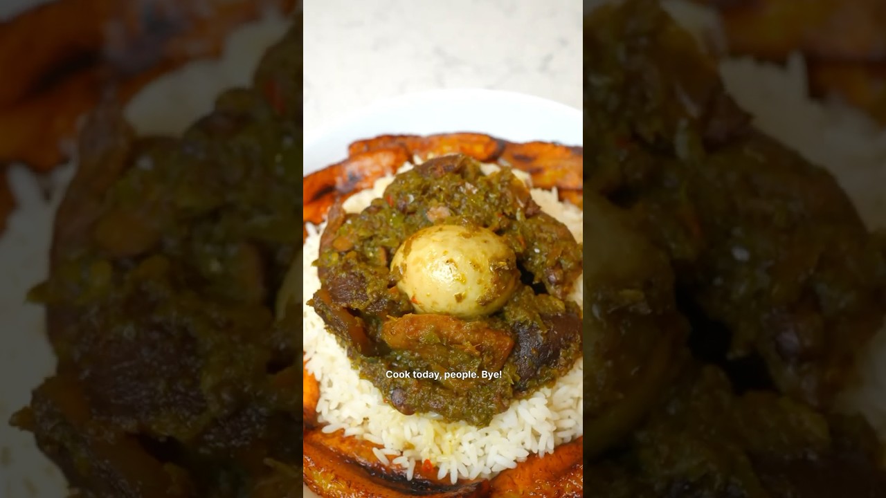 Ayamase stew, aka Designer or Ofada stew #foodblogger #recipe #cooking #nigeria #food