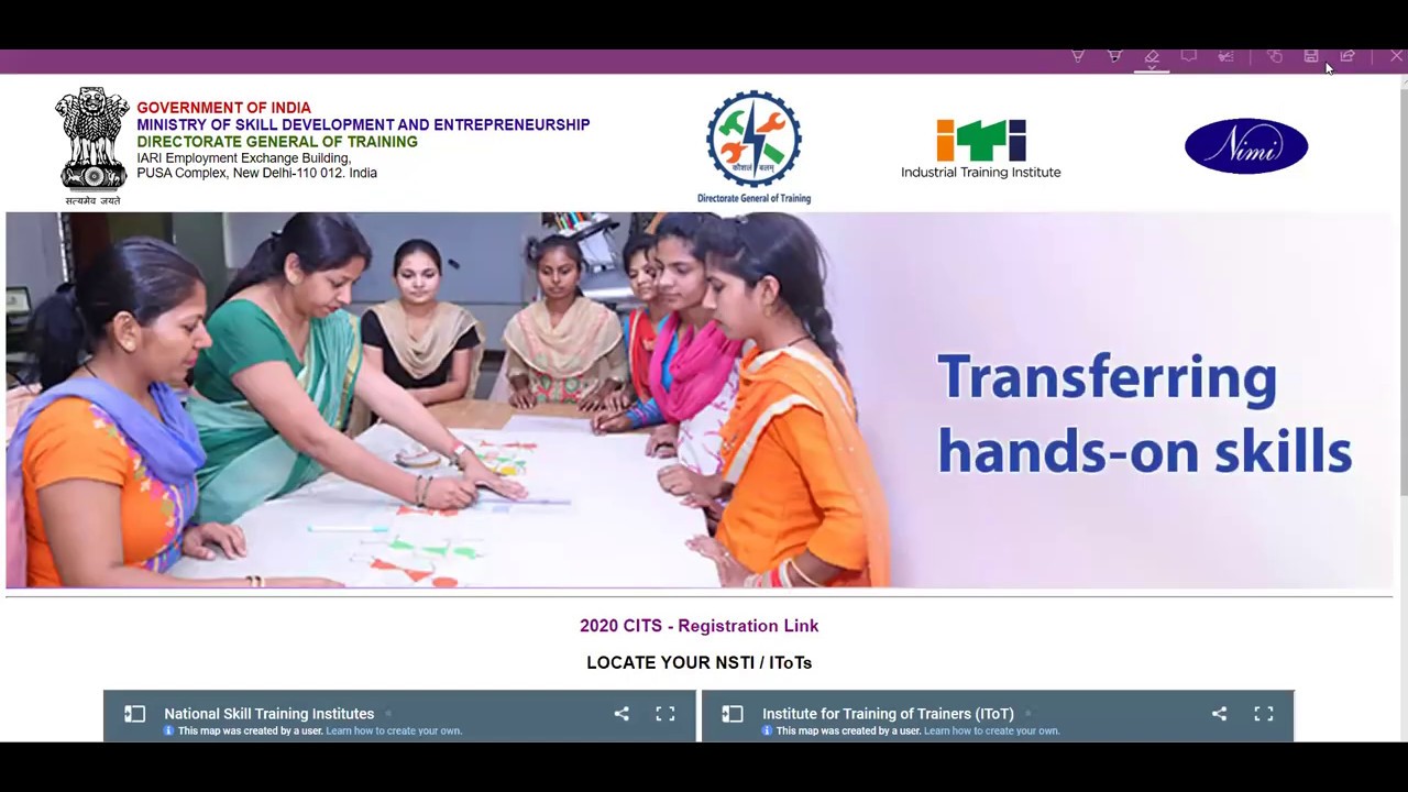 CTI/NSTI ADMISSION  2020 START