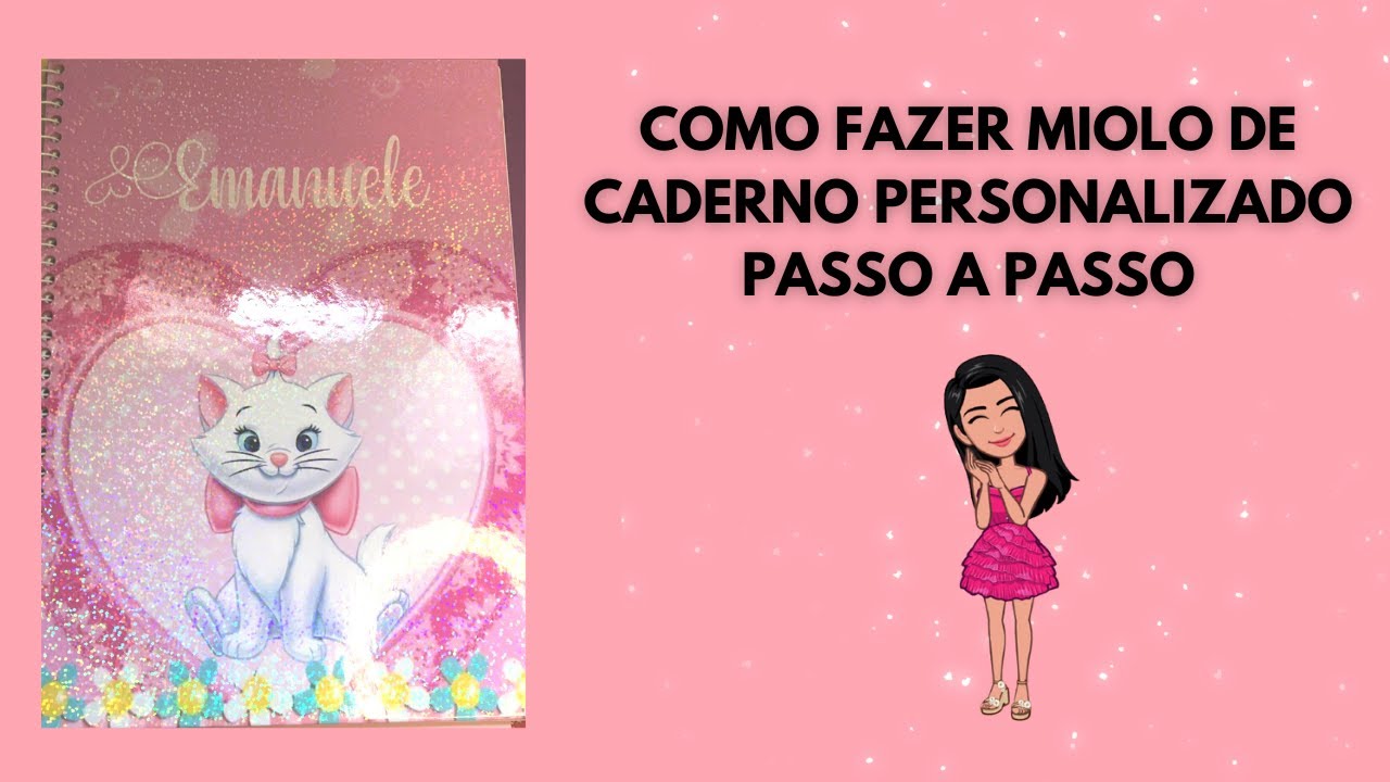 Como fazer miolo de caderno personalizado passo a passo