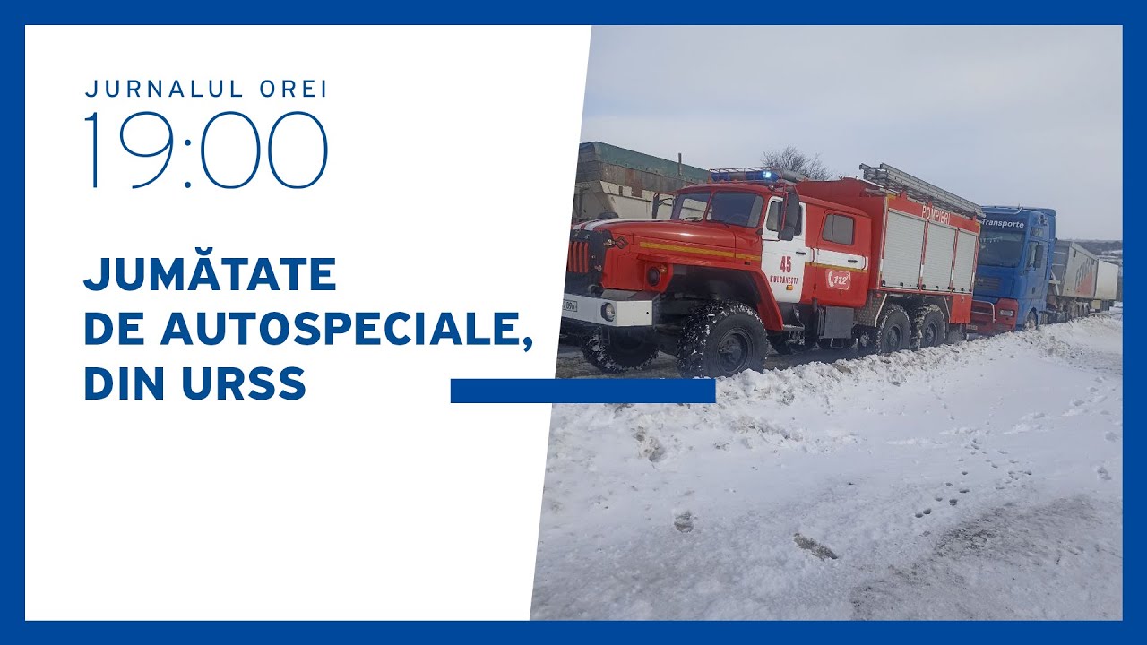 Pompierii și salvatorii din Republica Moldova lucrează cu tehnică veche, din URSS
