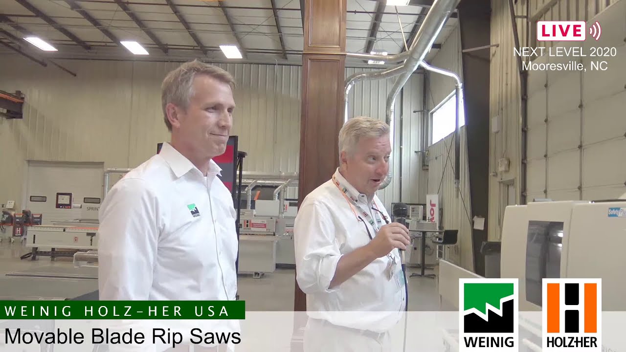 The advantage of movable blade rip saws (Live 10/15/2020)
