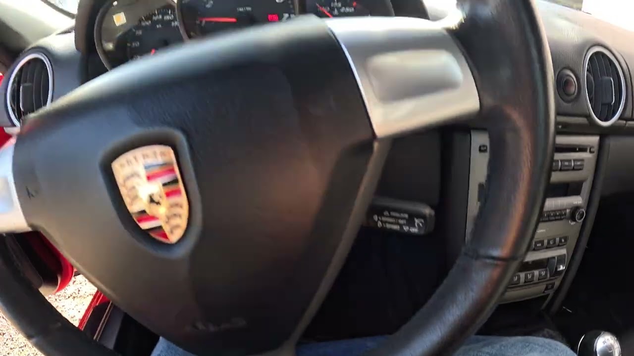 Cold start 05 Porsche Boxster convertible 