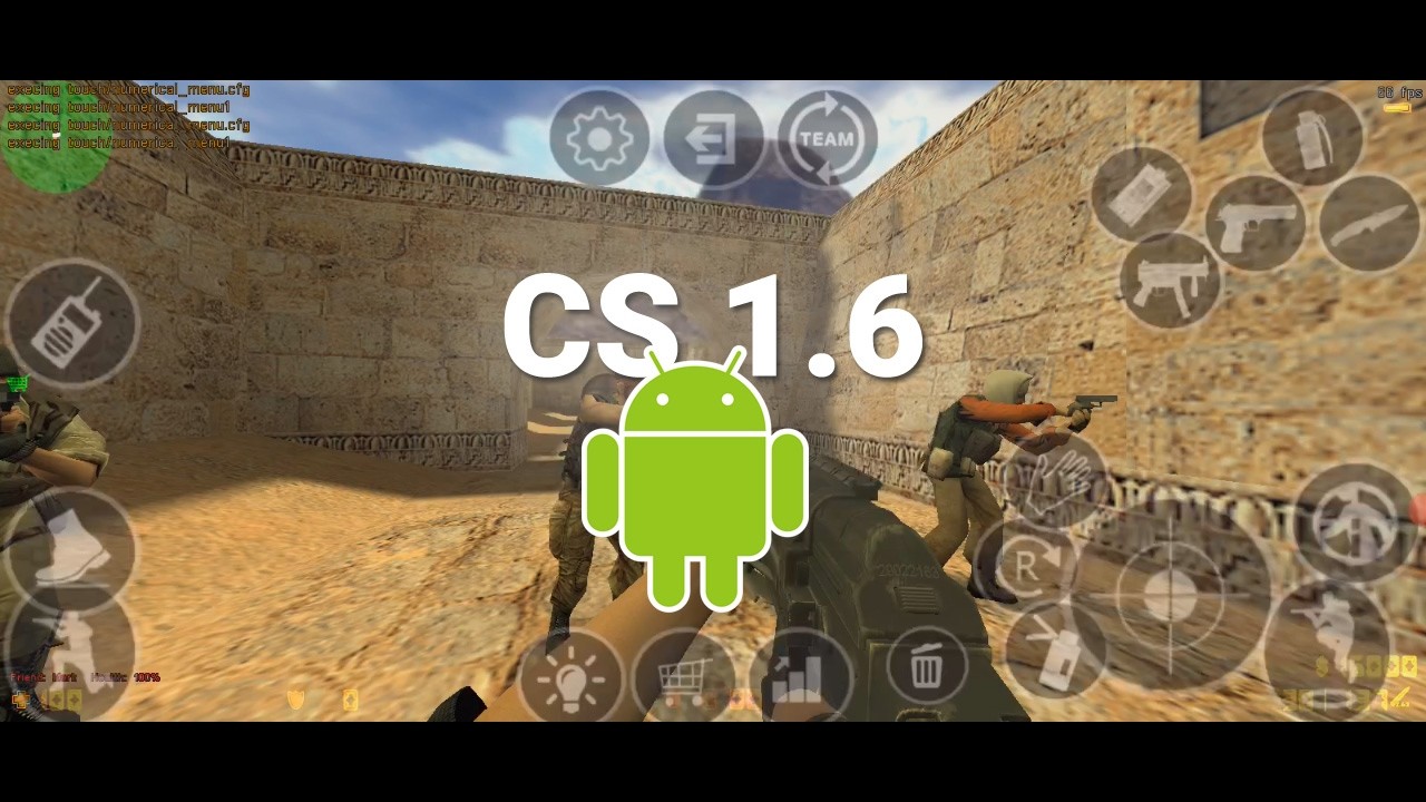 Граю у Counter Strike 1.6 на Android в 2026
