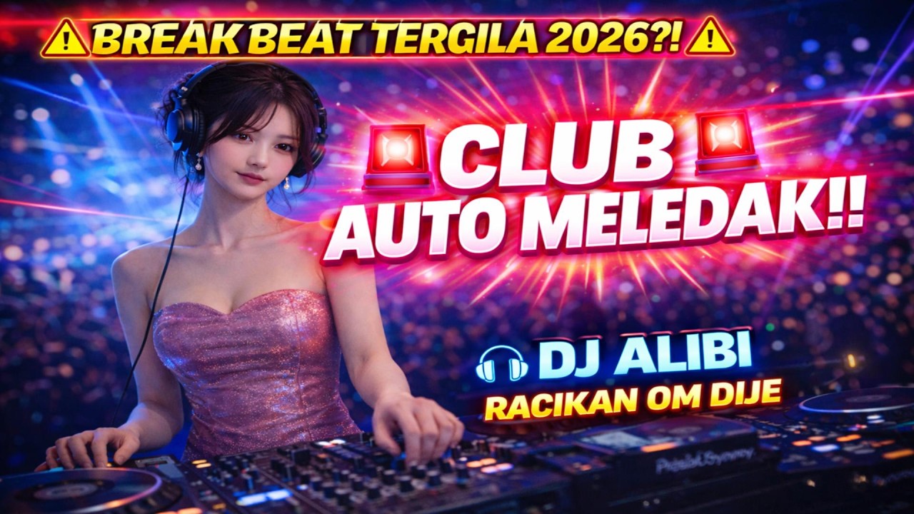 DJ ALIBI BREAKBEAT | CLUB DIJAMIN PECAH | RACIKAN OM DIJE