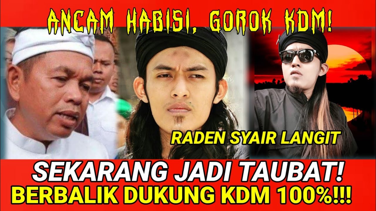 NGERI🔥 ANCAM HABISI & GOROK KDM‼️ SEKARANG RADEN SYAIR LANGIT DUKUNG KDM 100% !