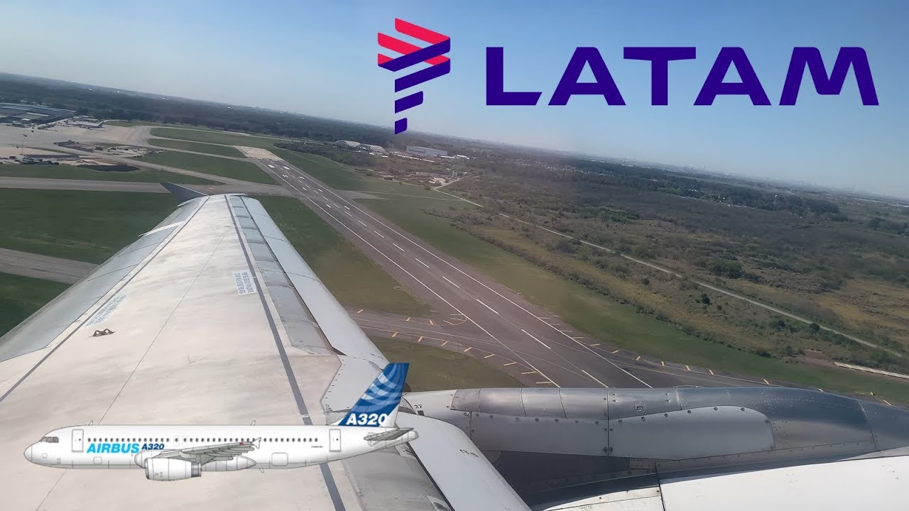 LATAM A320 Takeoff from Buenos Aires International Airport (EZE)