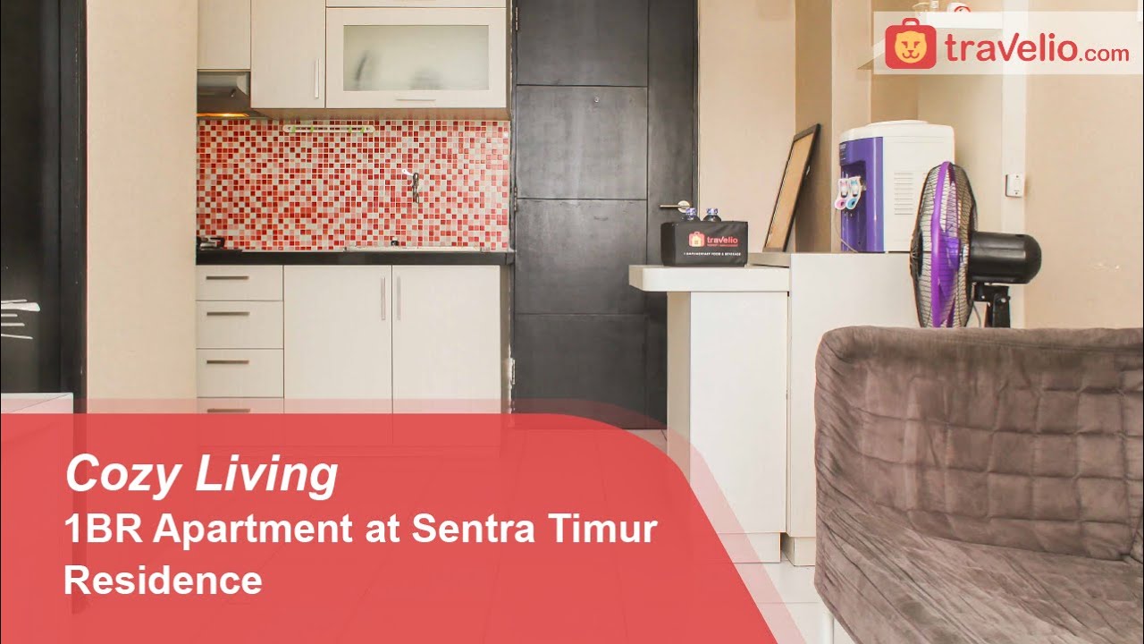 Room Tour Cozy Living 1BR Apartment at Sentra Timur Residence