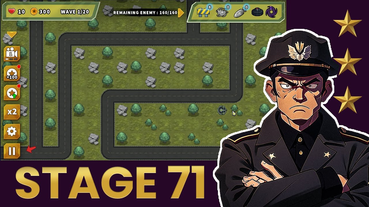 Turret Defense King - Stage 71 Playthrough