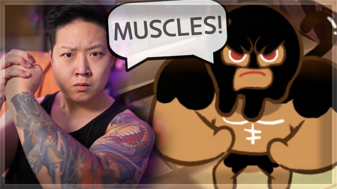 IM (literally) MUSCLE COOKIE!!! 🍊