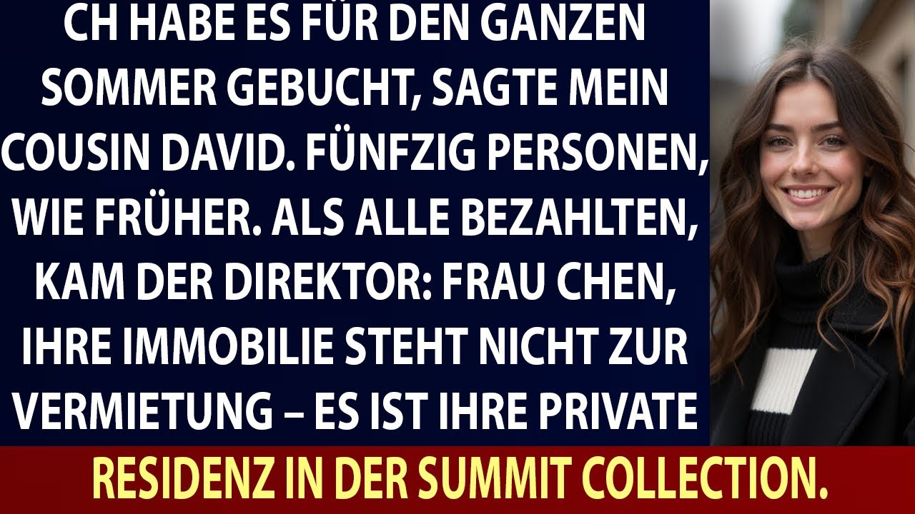 SIE PLANTEN EIN TREFFEN IN MEINER SEEHÜTTE – BIS DER MANAGER MEINE RESERVIERUNG FAND.