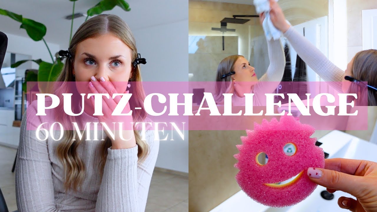 PUTZ-CHALLENGE | 60 Minuten für's ganze Haus? EXTREM DRECKIG 🧽