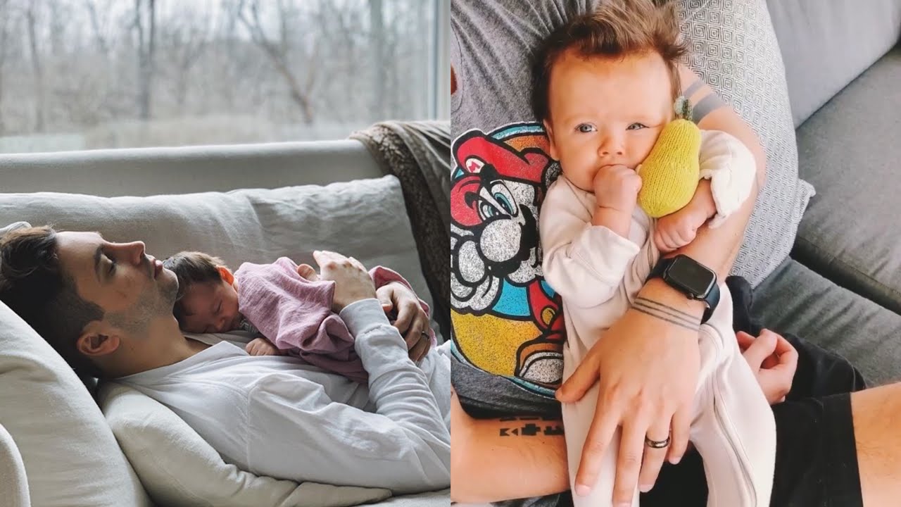 Tyler being the proudest dad