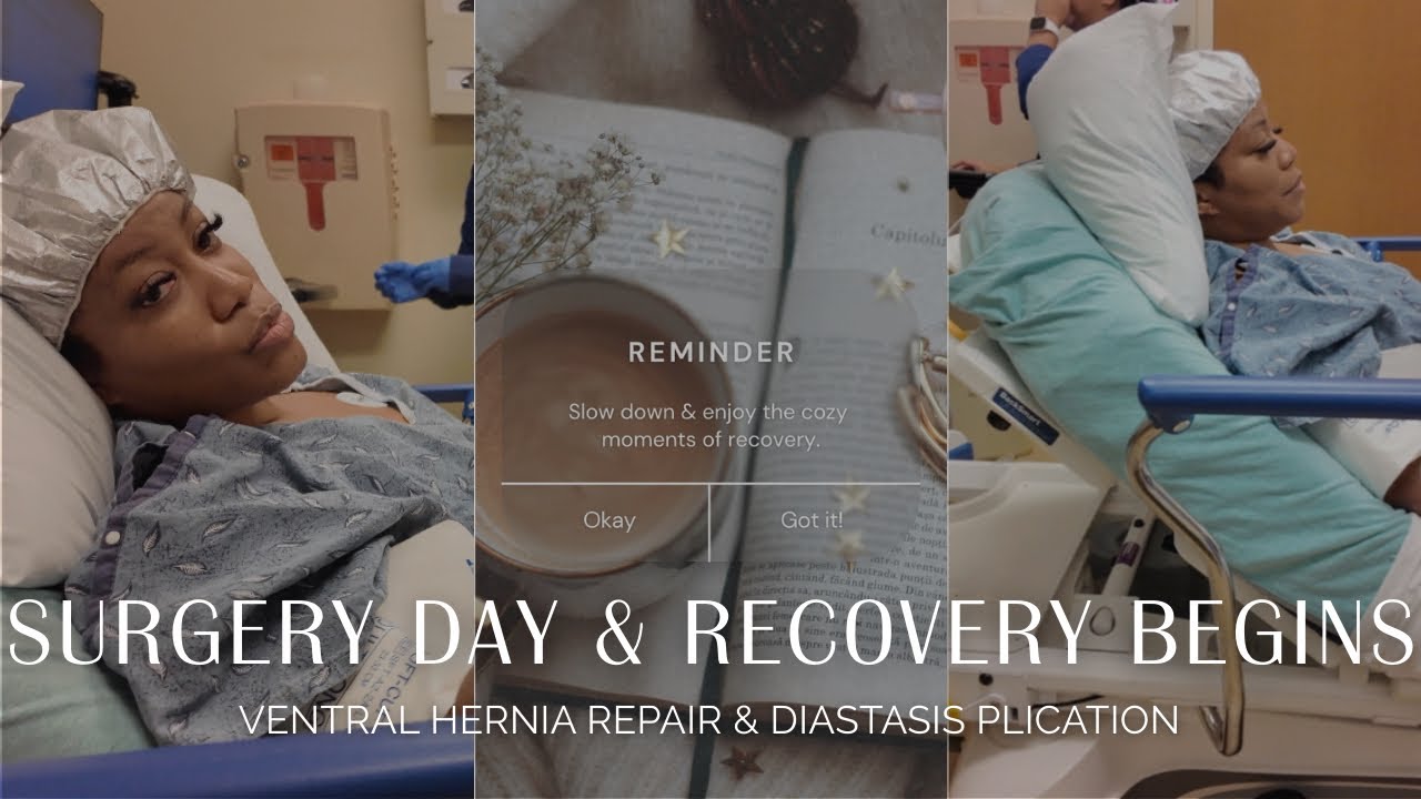 Day of Surgery 💬 My Ventral Hernia Repair & Diastasis Plication Story