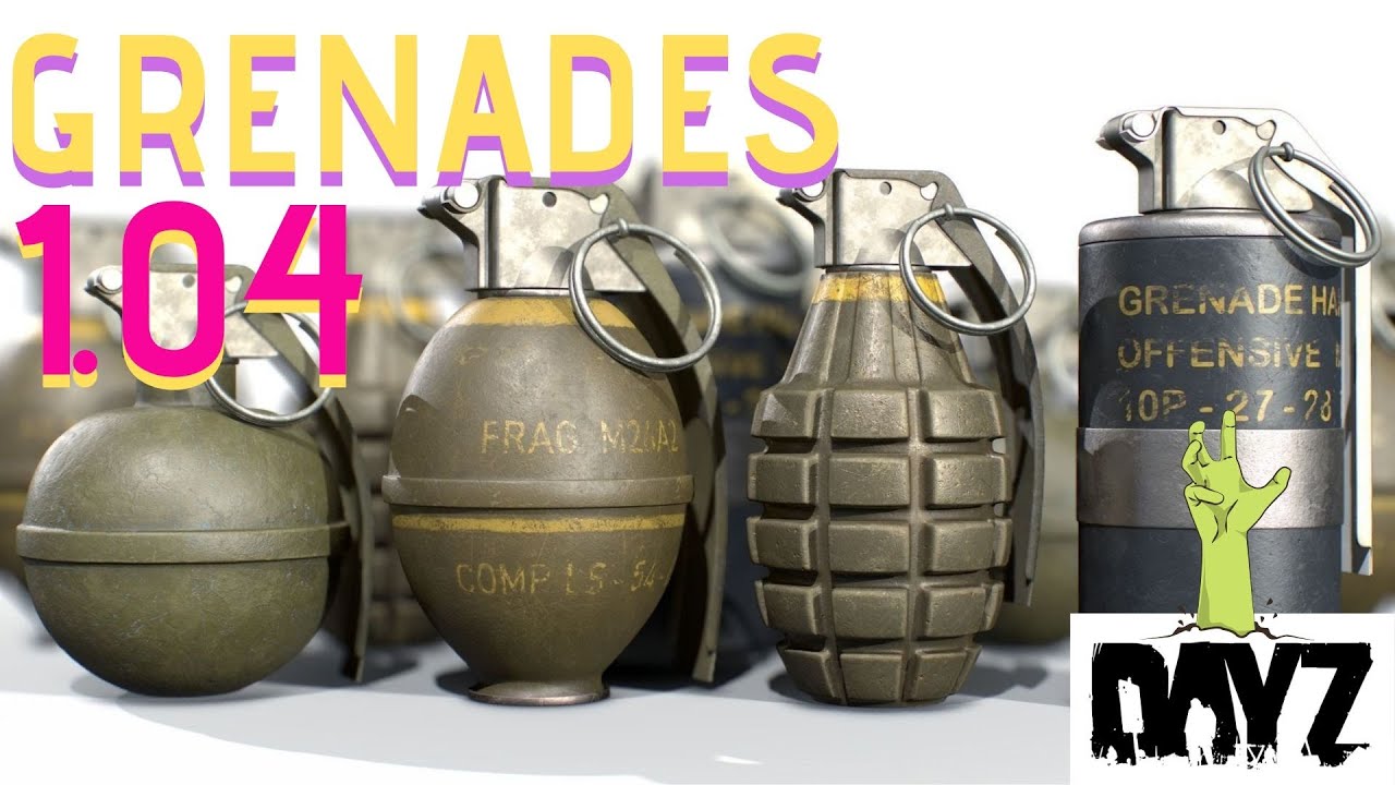 DayZ 🧟&zwj;♂️ 1.04 Grenades (Military Loot Spawn)!! 🎮 PS4  Xbox One