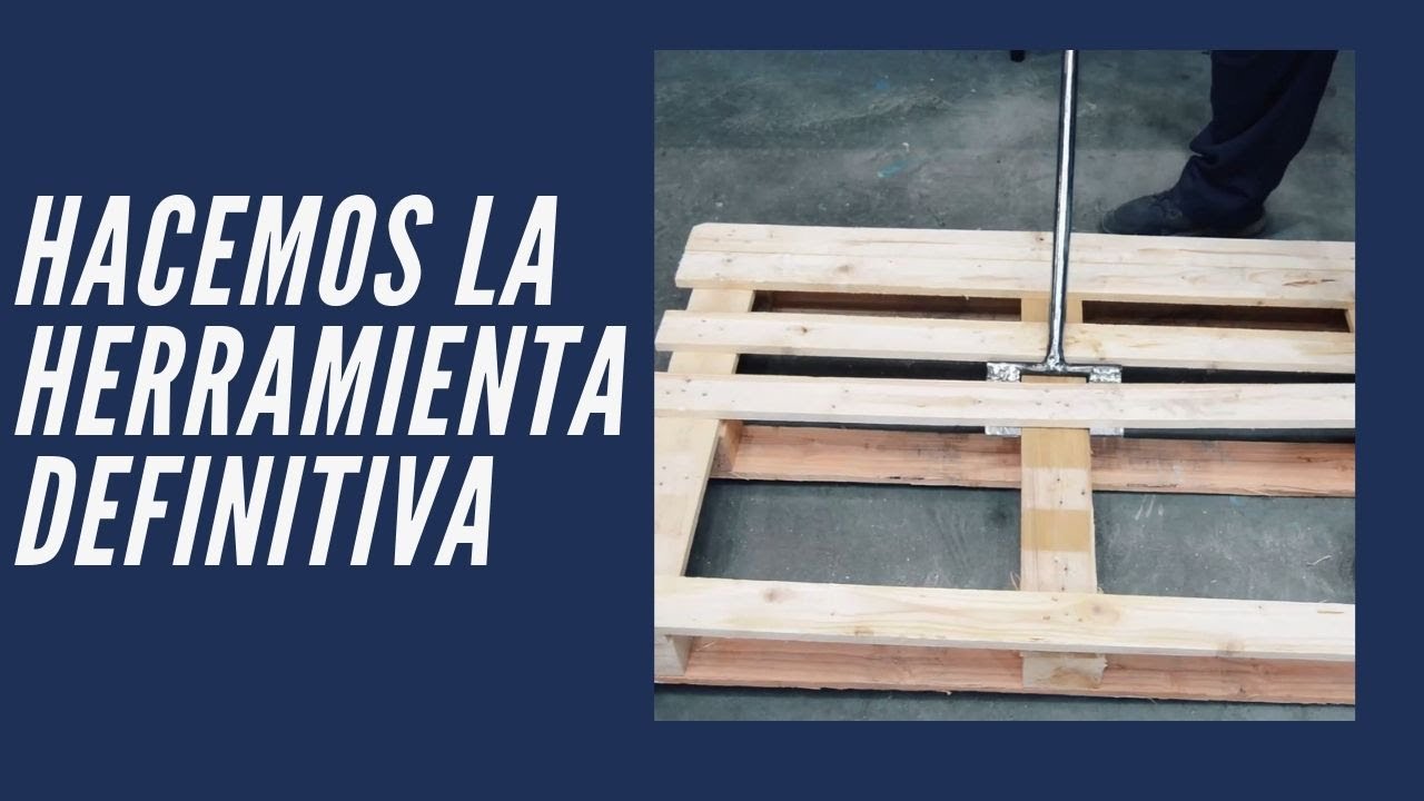 Hacemos un desmontador de palets y funciona