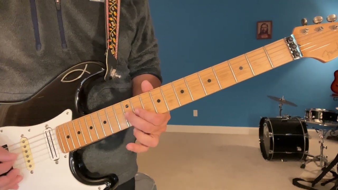 Way Maker by Leeland in D guitar tutorial