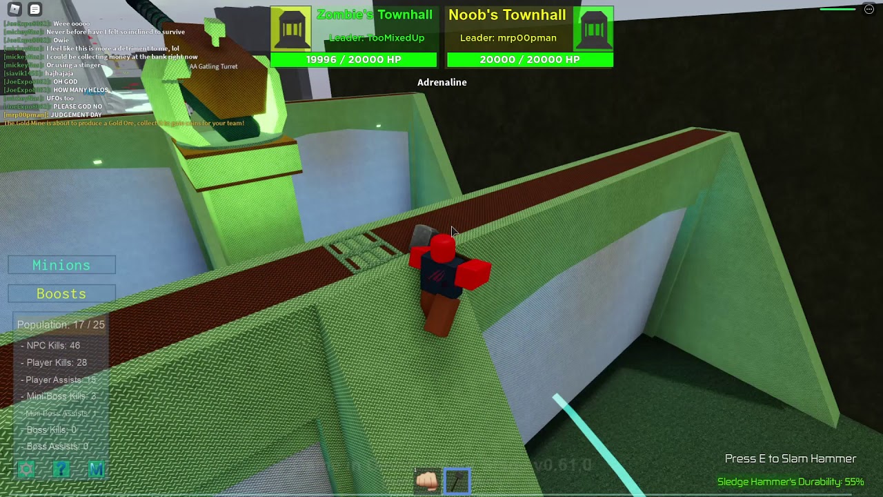 Noobs Vs. Zombies Tycoon 2 Shenanigans - Hellish Crusher Episode 2