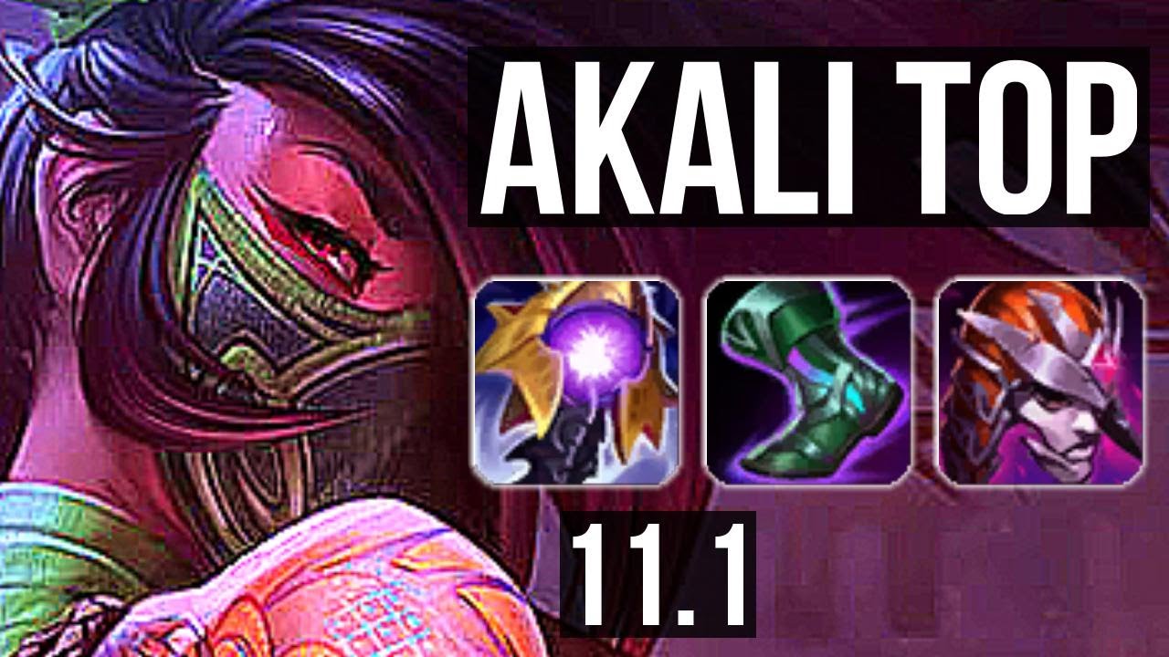 AKALI vs MORDEKAISER (TOP) | 7 solo kills, 600+ games, 14/3/3 | BR Diamond | v11.1