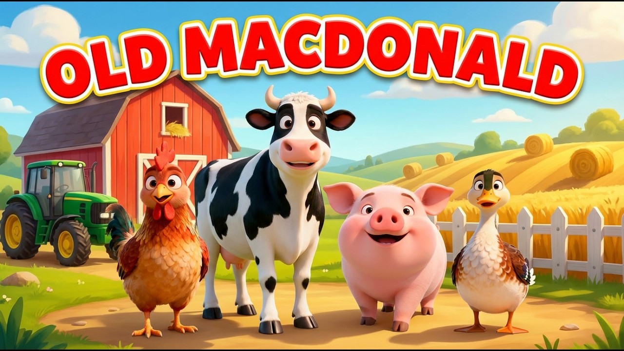 Old MacDonald Had a Farm 🐮🐷🦆 | Animal Song Kids Love | Avalu Studios™