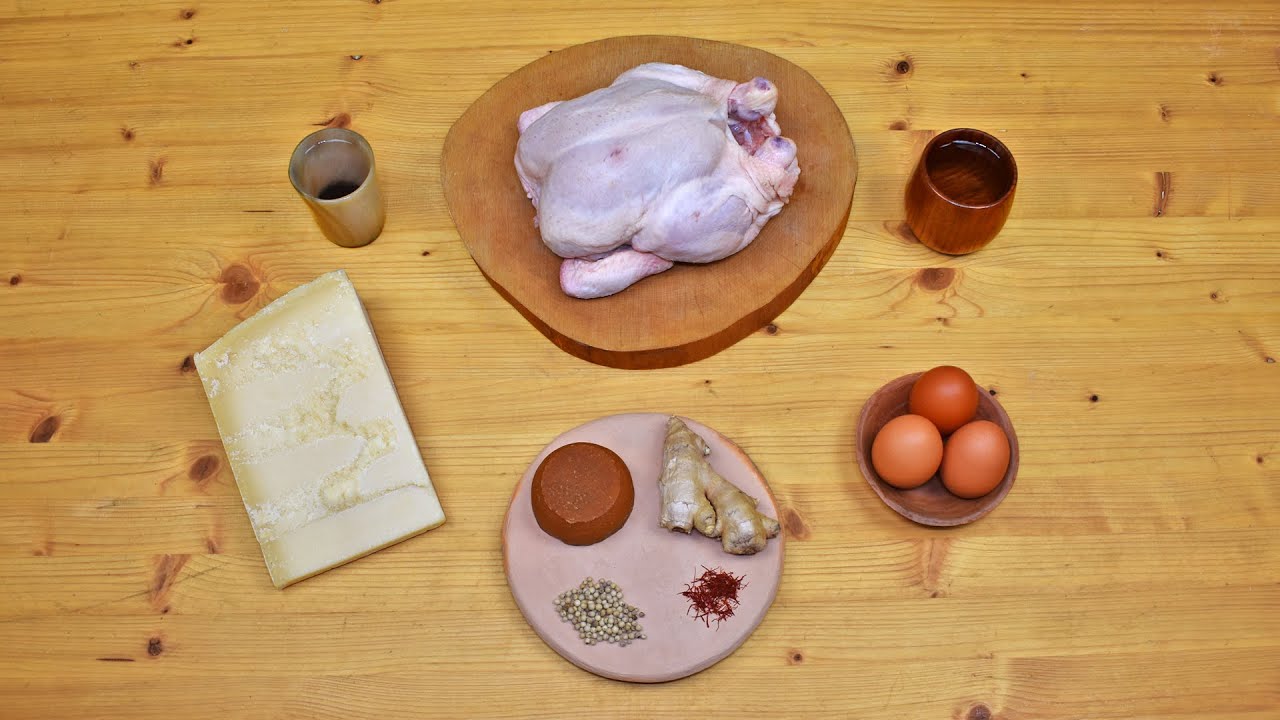 Medieval Chicken with White-Pepper Sauce - Piperatum Album
