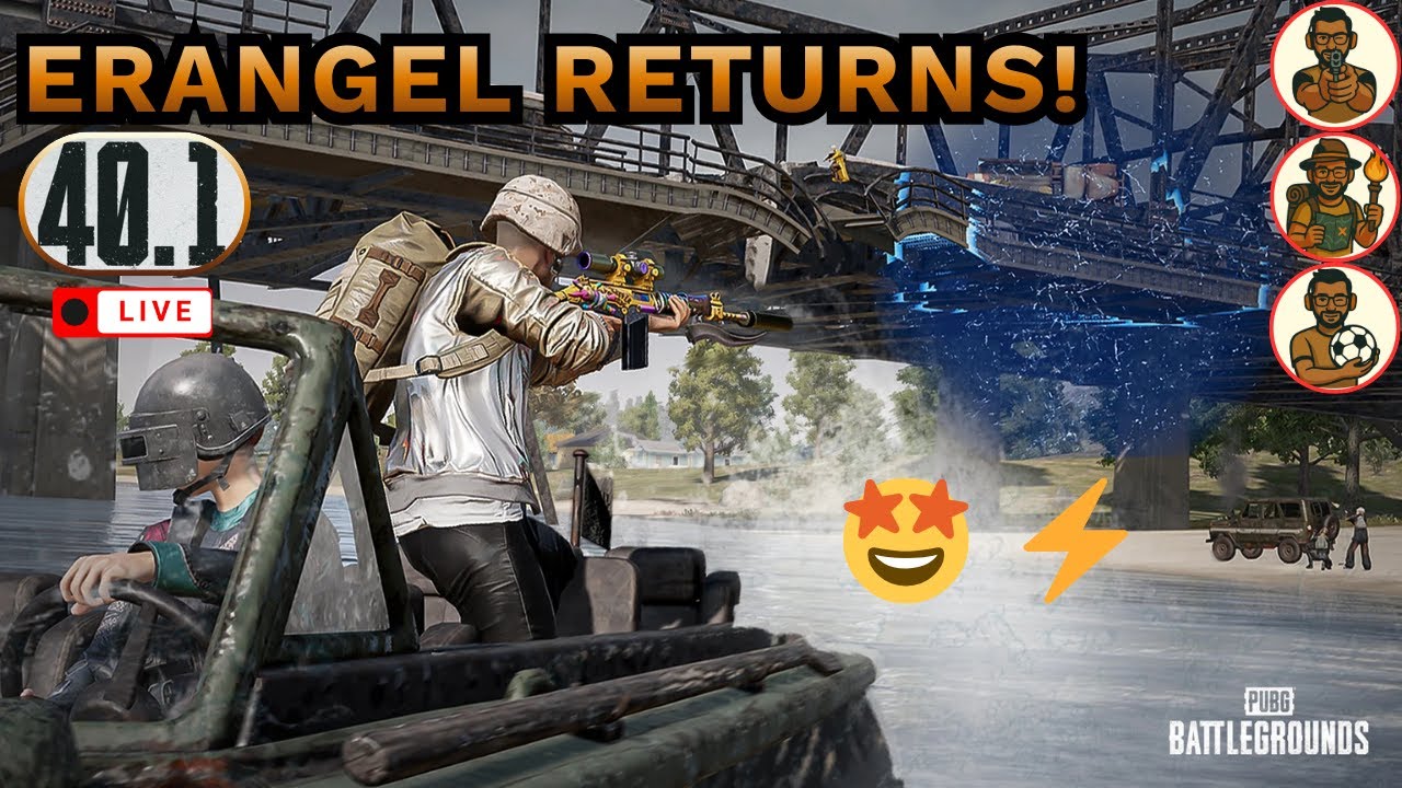 🔴 LIVE: PUBG PC 40.1 PATCH📢 | 🚀New Weapon Balance + ERANGEL Returns🔥– 5700X3D + 4060 8gb