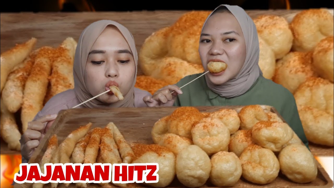 REQUEST: MUKBANG JAJANAN SD TAHU BULAT & SOTONG BUMBU ATOM AIDA 💯 SUPER PEDES