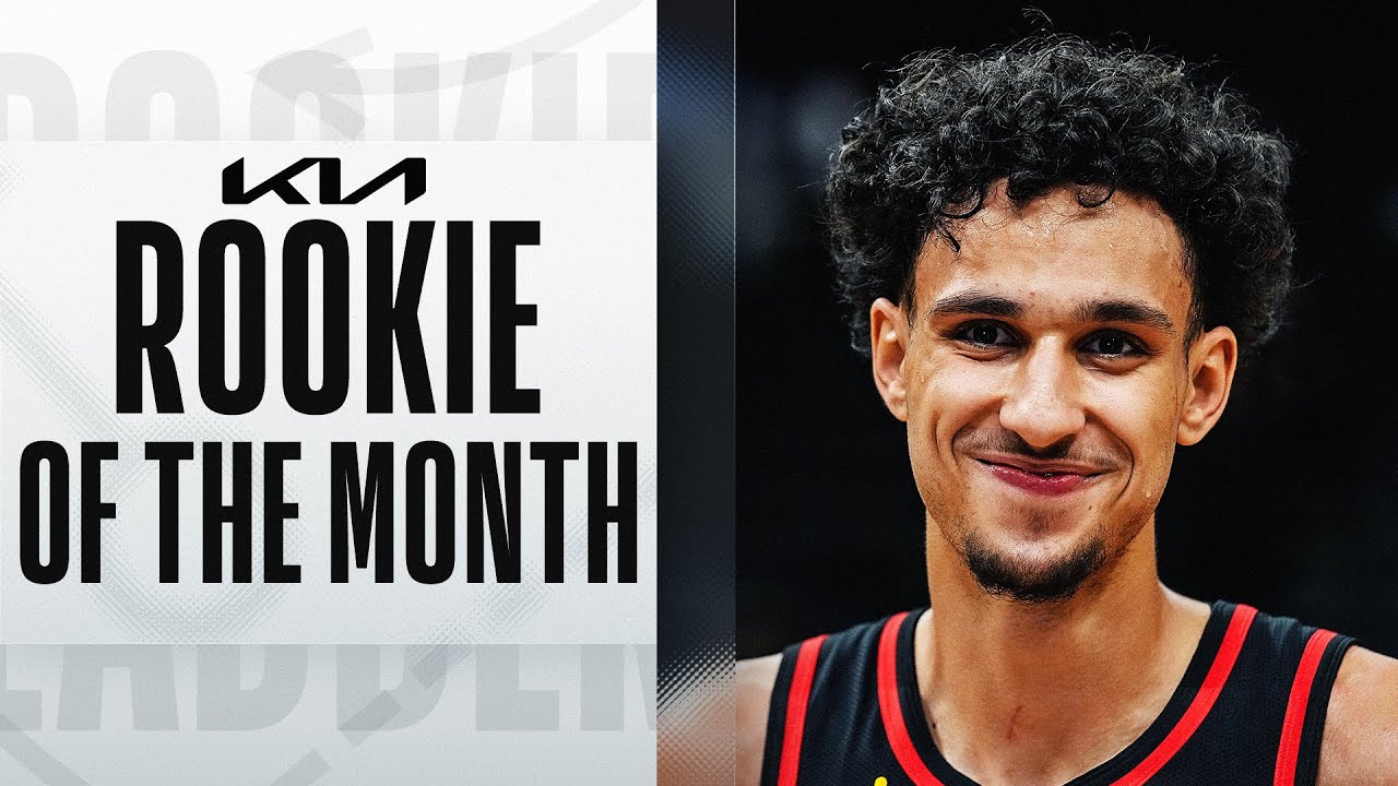 Zaccharie Risacher Named Kia NBA Eastern Conference Rookie of the Month #KiaROTM