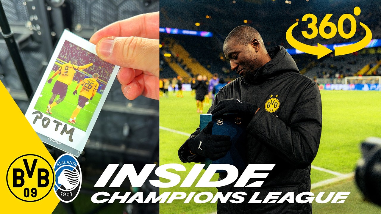 360° Inside Champions League: BVB vs. Atalanta | UCL Play-offs | Behind the scenes