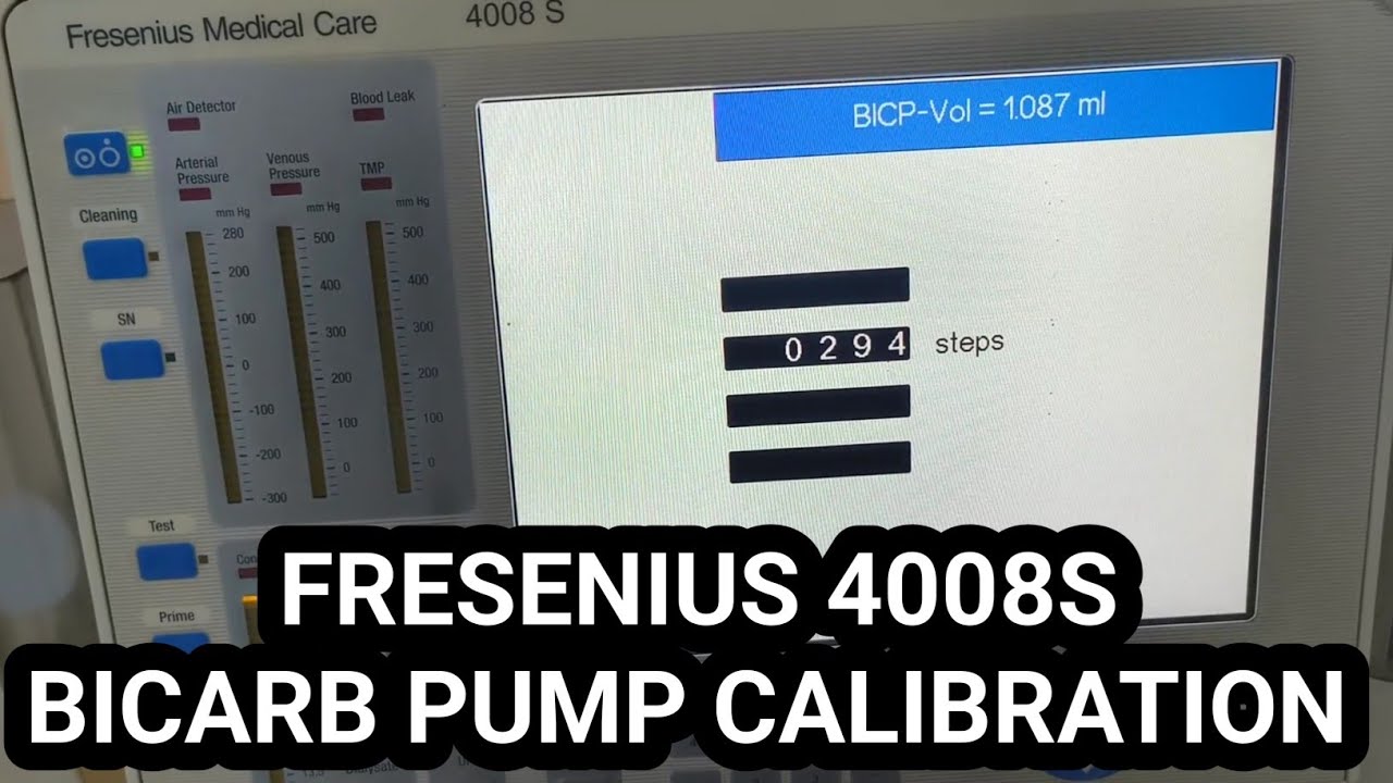 Калибровка насоса бикарбоната #fresenius4008s #насосбикарбоната #калибровка #диализныйаппарат
