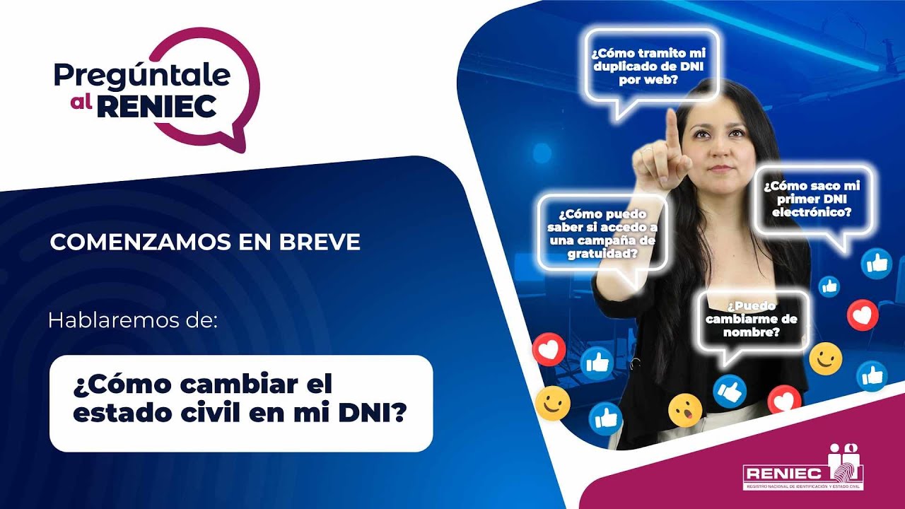 ¿Cómo cambiar el estado civil en mi DNI?