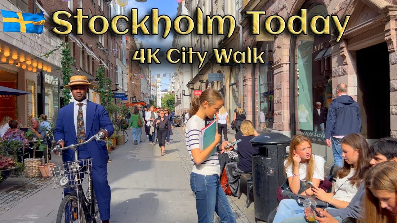 🇸🇪 Sweden: Stockholm Today – 4K City Walk