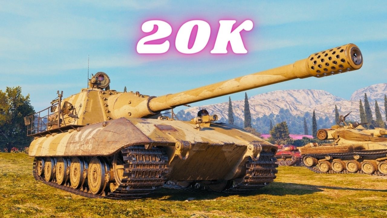 20K Damage with Jagdpanzer E 100 - 10K & Jagdpanzer E 100 - 10K  World of Tanks   #wot #worldoftanks