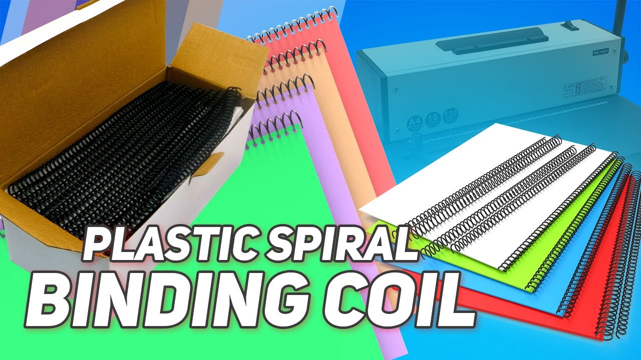 QUAFF PLASTIC SPIRAL BINDING COIL