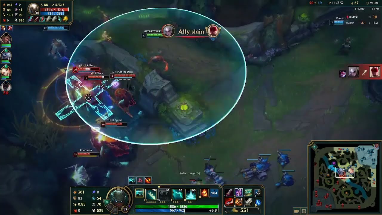 Pyke 5 ULT PENTAKILL.