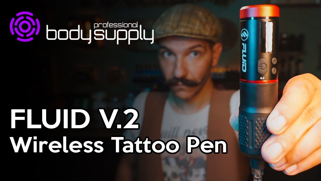 FLUID V.2 Wireless Tattoo Pen by Body Supply Recensione ( sub eng )