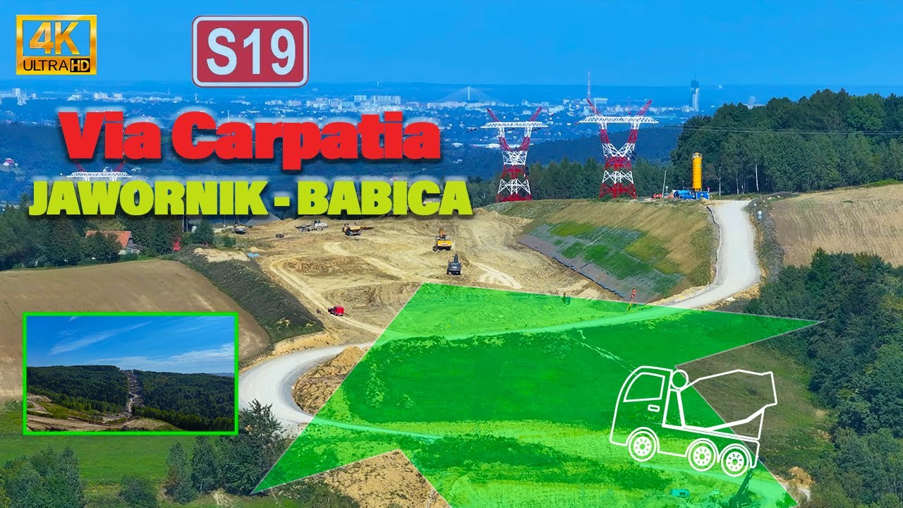 Budowa S19 VIA CARPATIA | Jawornik-Babica | Koniec lata 2024 | S19 Expressway under construction