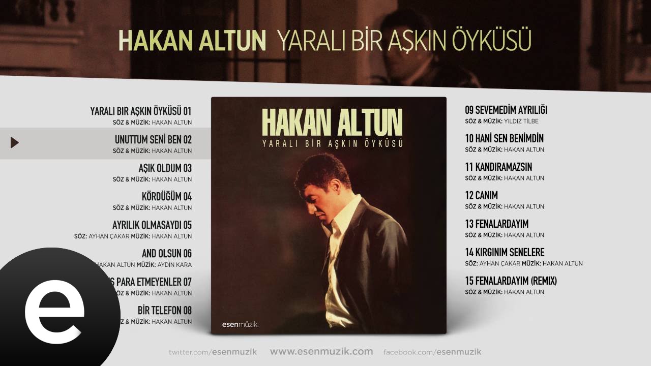 Unuttum Seni Ben (Hakan Altun) Official Audio #unuttumseniben #hakanaltun - Esen Müzik