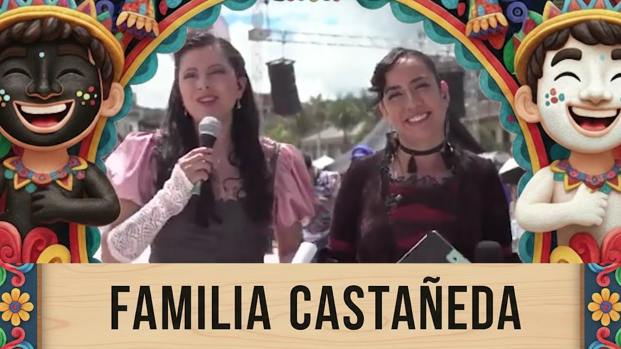 carnaval de negros y blancos 2026 desfile de la famila castañeda