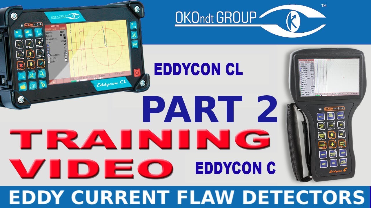 Part 2 (Test Menu Settings) Of Eddy Current Flaw Detector Eddycon C & CL Training