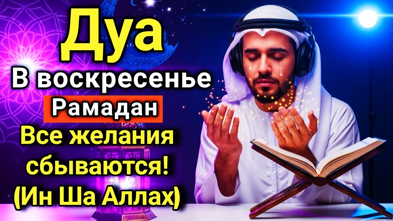 🤲 САМАЯ СИЛЬНАЯ Дуа в воскресенье Рамадан ДАЕТ УВАЖЕНИЕ, БОГАТСТВО,ДЕНЬГИ, УСПЕХ И СЧАСТЬЕ!  #дуа