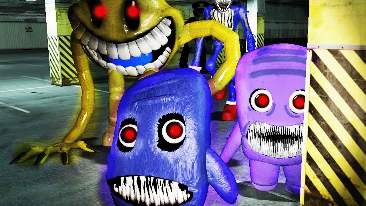 GMOD'S Pillar Chase NEXTBOTS захватывают мод Гарри..