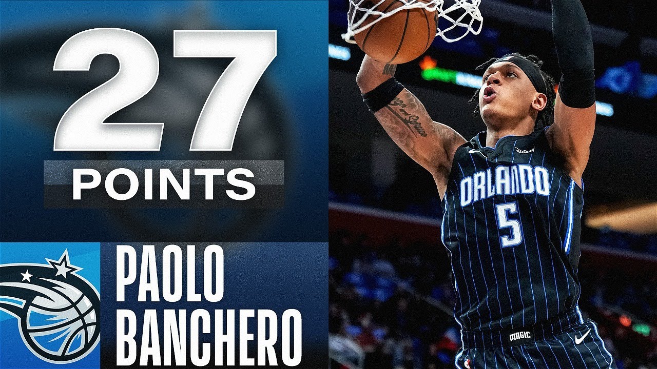 No. 1 Pick Paolo Banchero SHINES In NBA Debut - 27 PTS, 9 REB & 5 AST  🔥