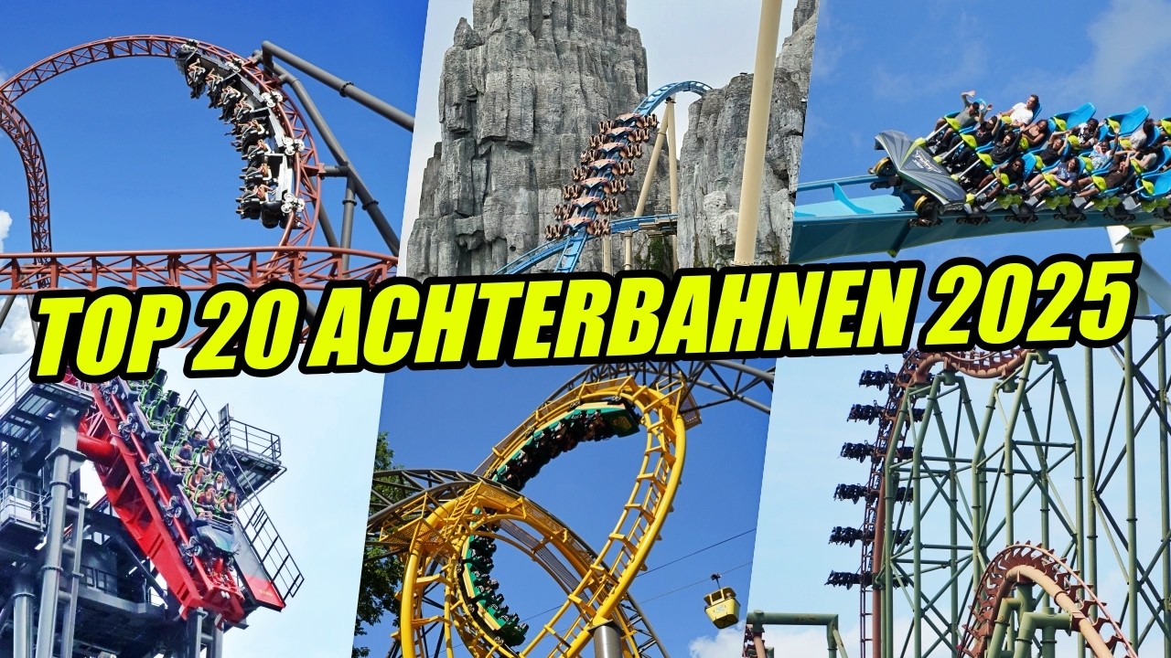 Die BESTEN Achterbahnen 2025!