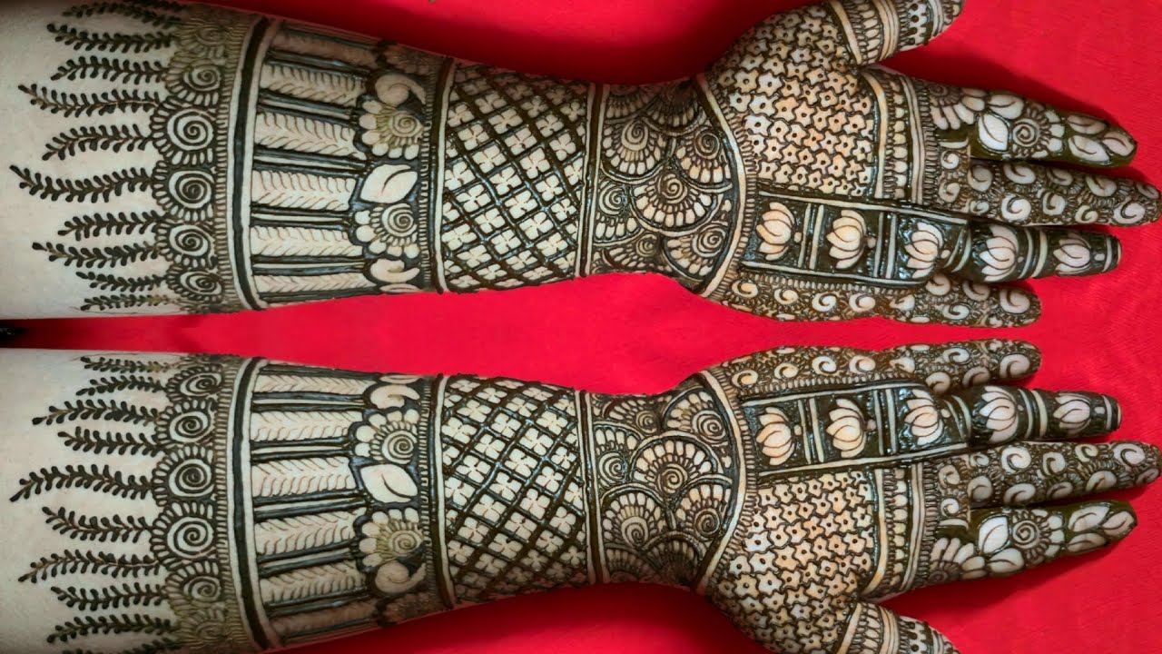 EASY DULHAN MEHENDI DESIGNS FOR FULL HANDS | WEDDING MEHNDI DESIGNS | BRIDAL HENNA MEHNDI DESIGNS