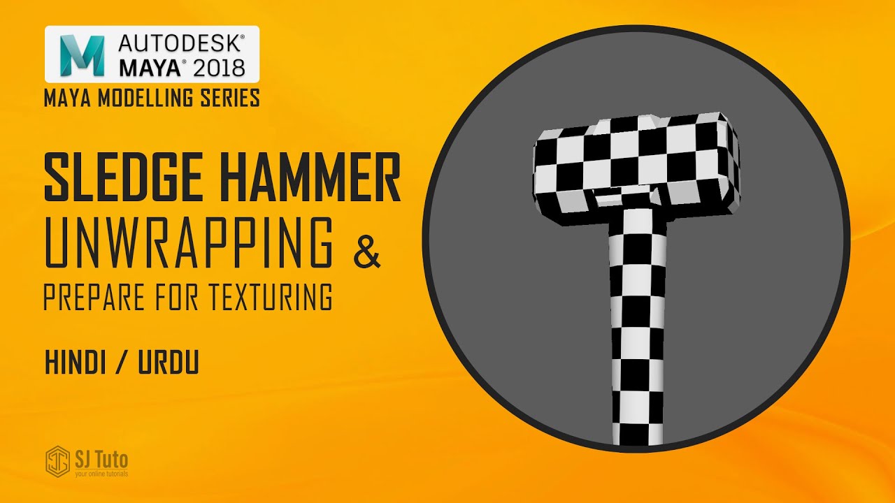 #SledgeHammer Unwrapping in Maya #SledgeHammerUnwrapping #MayaUnwrappingTutorials