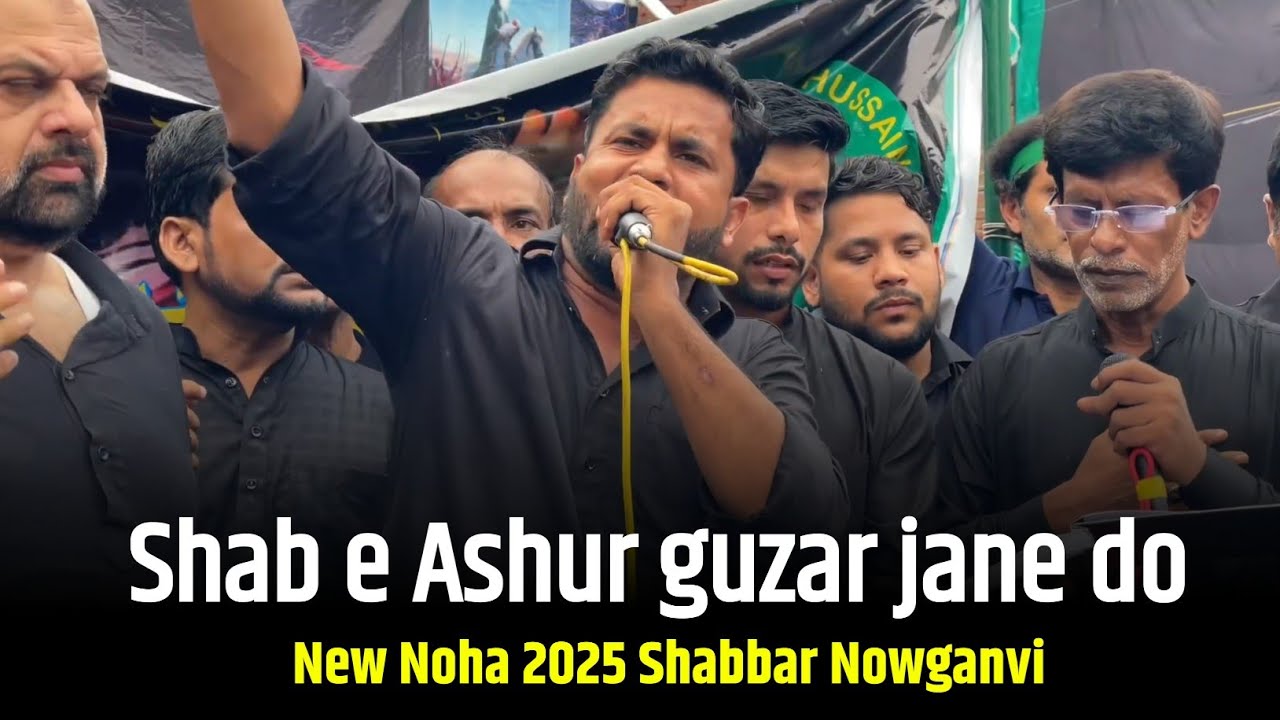 Shab e Ashur guzar jane do | New Noha Ali Shabbar Nowganvi