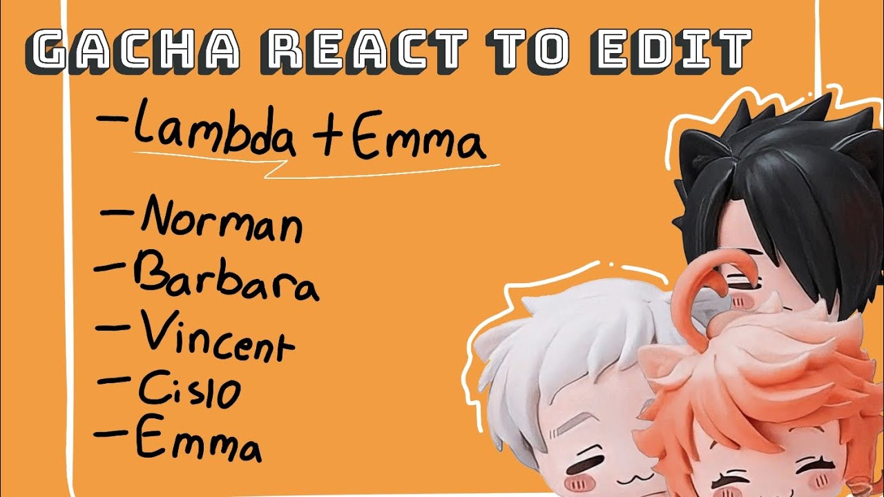 Lambda+Emma react to edit/ship's (Noremma)