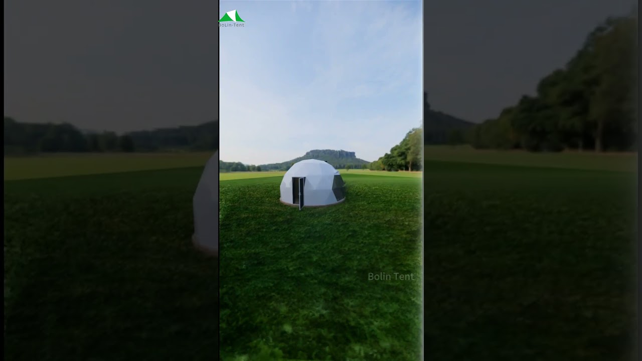 Glamping Dome Tents #D6m #glamping #camping