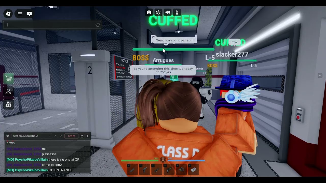 Roblox // SCP: Site Roleplay // Gameplay
